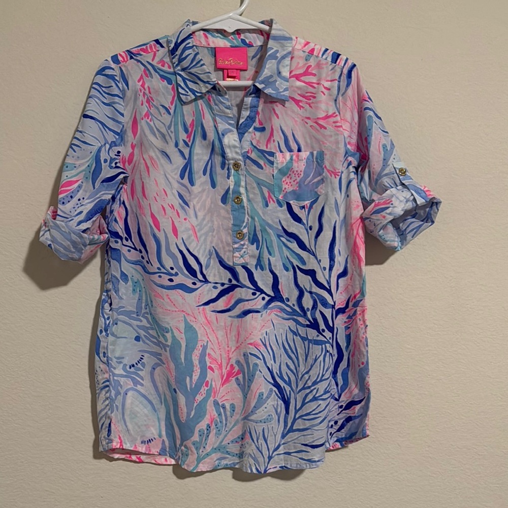 Lilly Pulitzer Girls Swim Cover Up Size Small